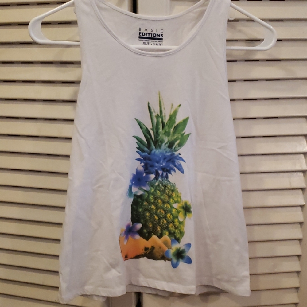 Girls Pineapple tank top